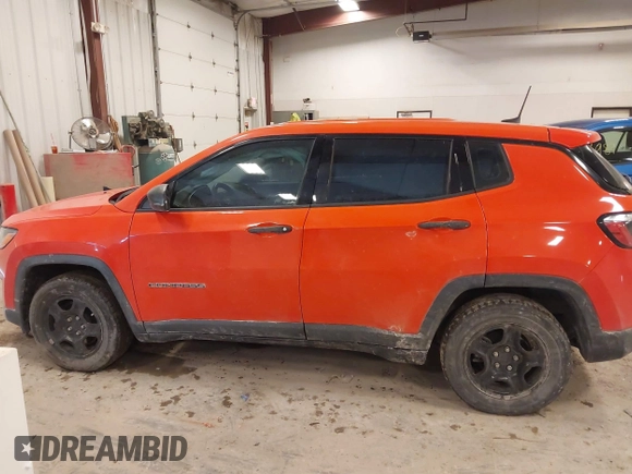 2019 Jeep Compass Sport with VIN 3C4NJCAB3KT851008, listed as a IAAI auction lot 41275348 with 86,318 mi miles and . Bid and sale history available at DreamBid. Image 14.