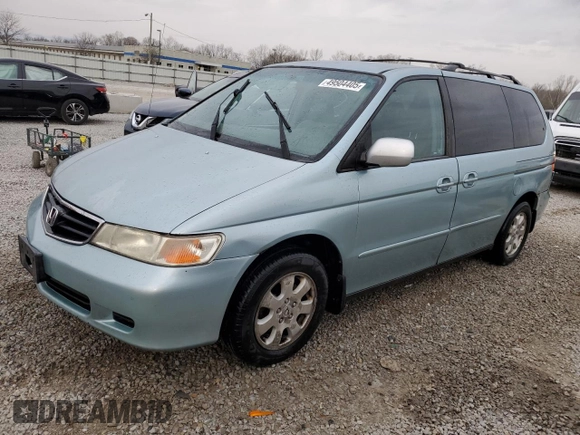 2004 Honda Odyssey EX-L with VIN 5FNRL18944B032688, listed as a Copart auction lot 49504405 with 253,823 mi miles and Non Repairable. Bid and sale history available at DreamBid. Image 1.