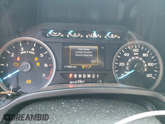 2017 Ford F-150 XL with VIN 1FTEW1CPXHKE11277, listed as a Copart auction lot 52996315 with 117,604 mi miles and Salvage title. Bid and sale history available at DreamBid. Image 9.