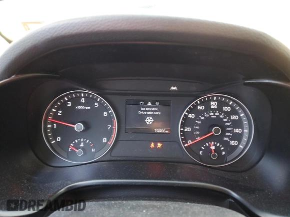 2019 Kia Forte LXS with VIN 3KPF24AD5KE009509, listed as a Copart auction lot 45551615 with 74,466 mi miles and Salvage Title. Bid and sale history available at carsss.com. Image 9.