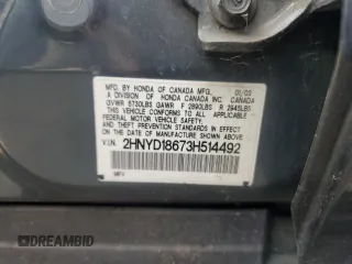 2003 Acura MDX Touring Pkg with VIN 2HNYD18673H514492, listed as a Copart auction lot 45203745 with 164,210 mi miles and Clean Title. Bid and sale history available at carsss.com. Image 13.