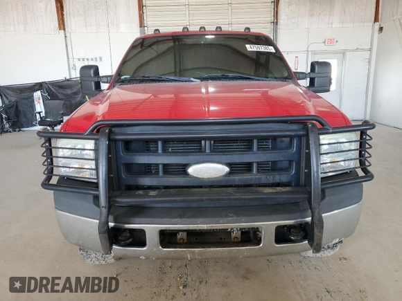 2007 Ford F-250 XL with VIN 1FTNF21517EA15050, listed as a Copart auction lot 47597385 with Not Provided miles and Salvage Title. Bid and sale history available at DreamBid. Image 5.