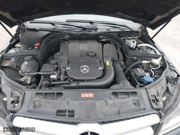 2013 Mercedes-Benz C-Class C 250 with VIN WDDGJ4HB9DG052612, listed as a IAAI auction lot 41489650 with 117,849 mi miles. Bid and sale history available at carsss.com. Image 10.