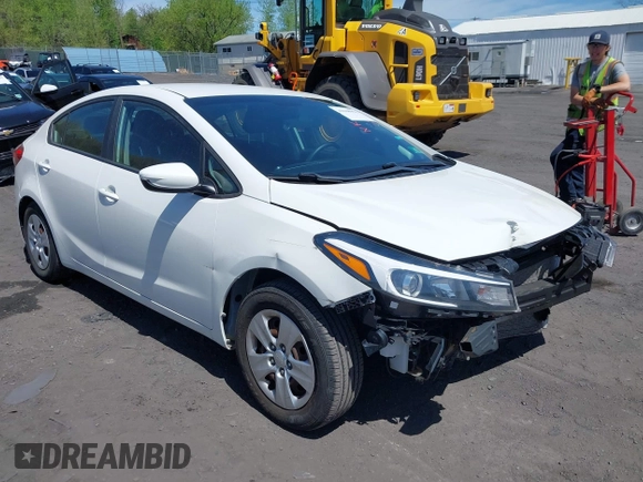 2018 Kia Forte LX with VIN 3KPFK4A76JE236023, listed as a IAAI auction lot 42168951 with 1 mi miles. Bid and sale history available at carsss.com. Image 1.