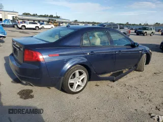 2006 Acura TL with VIN 19UUA66286A071719, listed as a Copart auction lot 47877625 with 187,398 mi miles and Salvage Title. Bid and sale history available at carsss.com. Image 3.