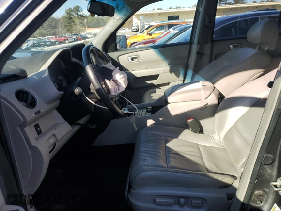 2012 Honda Pilot EX-L with VIN 5FNYF4H71CB072275, listed as a Copart auction lot 43347615 with Not Provided miles and Salvage Title. Bid and sale history available at DreamBid. Image 7.