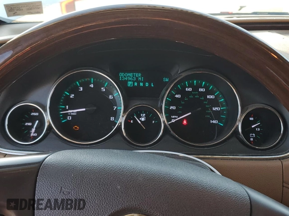 2015 Buick Enclave Premium with VIN 5GAKVCKD4FJ315660, listed as a Copart auction lot 52510815 with 134,963 mi miles and Salvage Title. Bid and sale history available at DreamBid. Image 9.