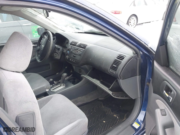 2002 Honda Civic EX with VIN 1HGES26852L010812, listed as a IAAI auction lot 41275122 with 190,612 mi miles. Bid and sale history available at carsss.com. Image 5.