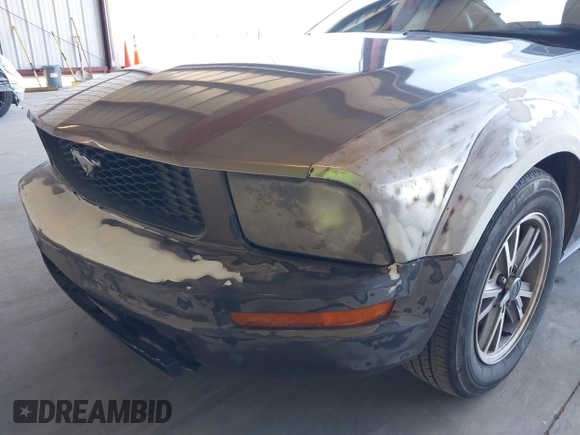 2005 Ford Mustang Deluxe with VIN 1ZVFT80N155128766, listed as a IAAI auction lot 41667434 with 233,175 mi miles. Bid and sale history available at carsss.com. Image 6.