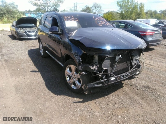 2014 Dodge Durango Limited with VIN 1C4RDJDG3EC585865, listed as a IAAI auction lot 40136282 with 68,046 mi miles. Bid and sale history available at carsss.com. Image 1.