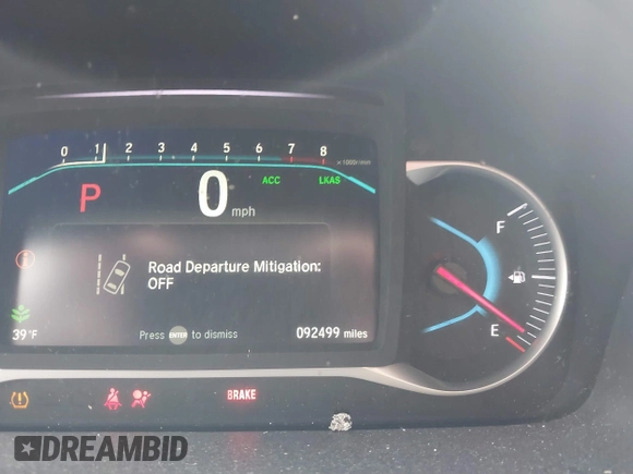 2019 Honda Pilot Touring 7-Passenger with VIN 5FNYF6H67KB018769, listed as a IAAI auction lot 41310452 with 92,499 mi miles. Bid and sale history available at carsss.com. Image 14.