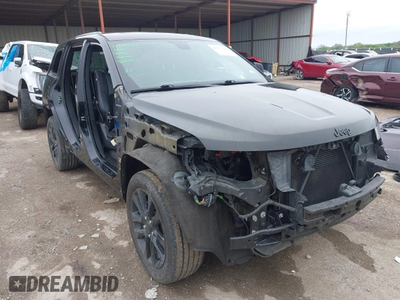 2018 Jeep Grand Cherokee Laredo E with VIN 1C4RJFAG5JC280033, listed as a IAAI auction lot 41953744 with 69,269 mi miles and . Bid and sale history available at DreamBid. Image 1.