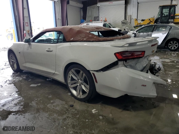 2017 Chevrolet Camaro 2LT with VIN 1G1FD3DS7H0111256, listed as a Copart auction lot 88088805 with 25,456 mi miles and Salvage Title. Bid and sale history available at carsss.com. Image 2.