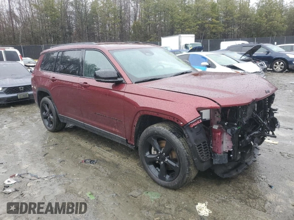 2021 Jeep Grand Cherokee Altitude z VIN 1C4RJKAG0M8161855, wystawiony jako Copart lot #44162645 z przebiegiem 56 287 mil mil oraz Szkoda całkowita • Salvage title. Historia ofert i sprzedaży dostępna na DreamBid. Obrazek 4.