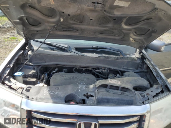2012 Honda Pilot Touring with VIN 5FNYF4H92CB030828, listed as a Copart auction lot 54971505 with 215,219 mi miles and Salvage Title. Bid and sale history available at carsss.com. Image 12.