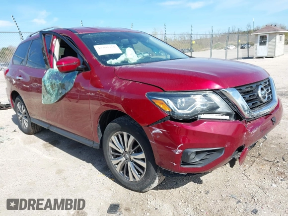 2020 Nissan Pathfinder SV with VIN 5N1DR2BM3LC612775, listed as a IAAI auction lot 42203759 with 85,247 mi miles and . Bid and sale history available at DreamBid. Image 1.