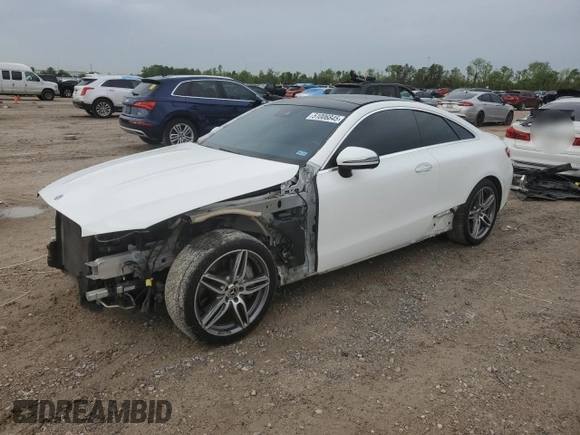 2018 Mercedes-Benz E 400 with VIN WDD1J6FB0JF021464, listed as a Copart auction lot 51006845 with 80,936 mi miles and Salvage Title. Bid and sale history available at carsss.com. Image 1.