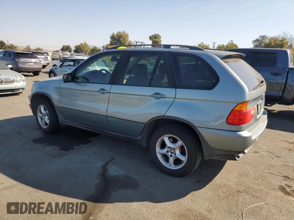 2002 BMW X5 3.0i with VIN 5UXFA53552LP50134, listed as a Copart auction lot 70958584 with 162,349 mi miles and Clean Title. Bid and sale history available at carsss.com. Image 2.