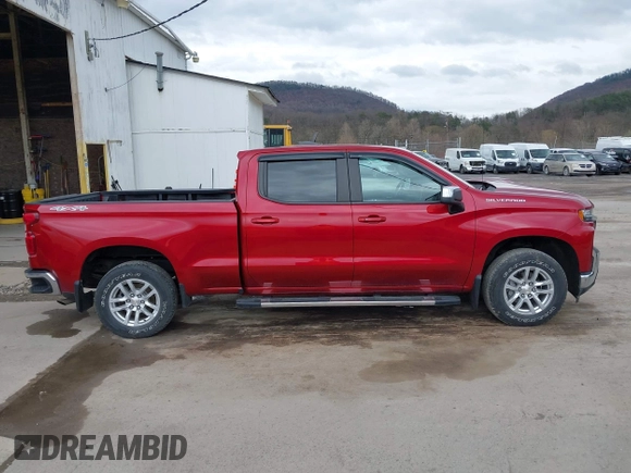 2021 Chevrolet Silverado 1500 LT with VIN 3GCUYDED8MG222154, listed as a IAAI auction lot 41923543 with 39,500 mi miles. Bid and sale history available at carsss.com. Image 12.