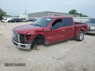 2017 Ford F-150 XL with VIN 1FTEW1EFXHFA73392, listed as a Copart auction lot 60544585 with 151,174 mi miles and Salvage title. Bid and sale history available at DreamBid. Image 1.
