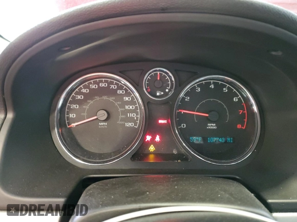 2009 Chevrolet Cobalt 1LT with VIN 1G1AT58H597143025, listed as a Copart auction lot 53853635 with 107,743 mi miles and Clean Title. Bid and sale history available at DreamBid. Image 9.