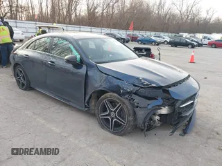 2020 Mercedes-Benz CLA 250 with VIN WDD5J4HB1LN073648, listed as a IAAI auction lot 41795908 with 68,311 mi miles and . Bid and sale history available at DreamBid. Image 1.