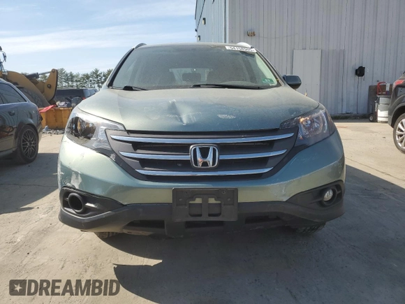 2012 Honda CR-V EX-L with VIN 2HKRM4H74CH608390, listed as a Copart auction lot 54158905 with 114,495 mi miles and Salvage Title. Bid and sale history available at DreamBid. Image 5.