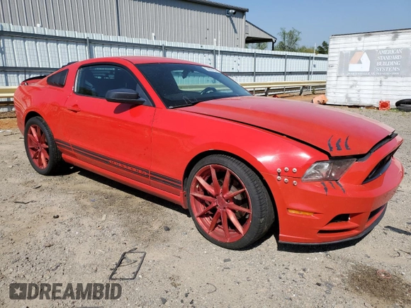 2013 Ford Mustang V6 with VIN 1ZVBP8AM4D5245488, listed as a Copart auction lot 53829135 with 123,512 mi miles and Salvage Title. Bid and sale history available at carsss.com. Image 4.