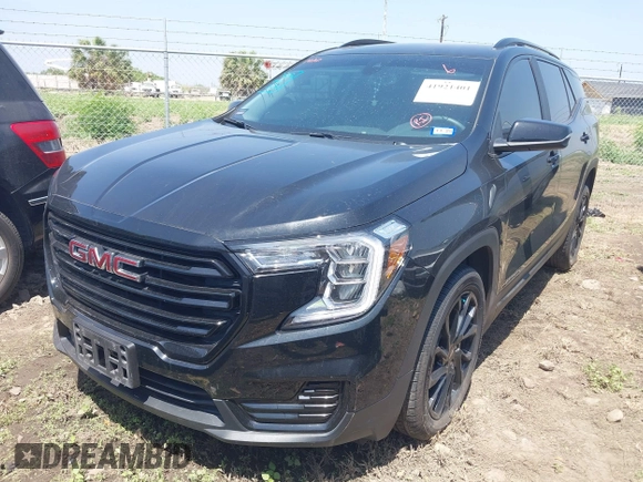 2024 GMC Terrain SLE with VIN 3GKALMEG5RL184283, listed as a IAAI auction lot 41921401 with 21,934 mi miles and . Bid and sale history available at DreamBid. Image 2.