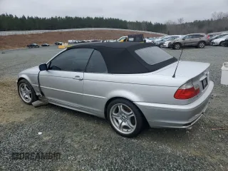 2001 BMW 3 Series 330Ci with VIN WBABS53411JU85191, listed as a Copart auction lot 42703495 with 0 mi miles and Salvage Title. Bid and sale history available at carsss.com. Image 2.