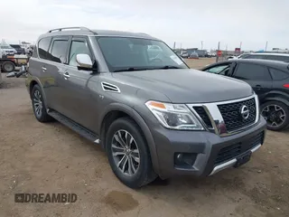 2018 Nissan Armada SL with VIN JN8AY2ND9J9059697, listed as a IAAI auction lot 41386883 with 125,168 mi miles and . Bid and sale history available at DreamBid. Image 1.
