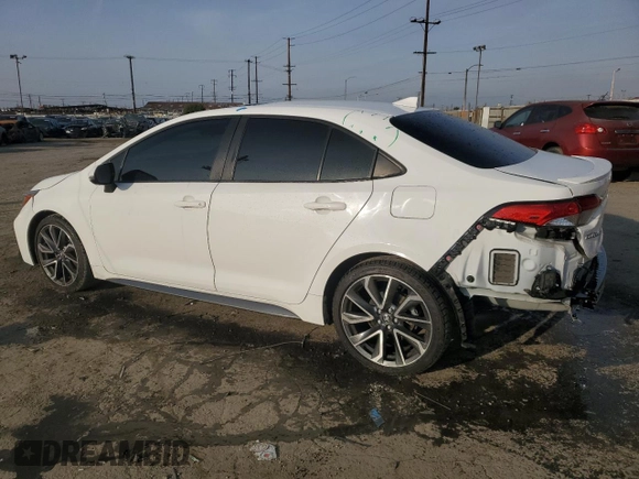 2022 Toyota Corolla SE with VIN JTDP4MCE3NJ085614, listed as a Copart auction lot 43653505 with 41,164 mi miles and Salvage Title. Bid and sale history available at carsss.com. Image 2.