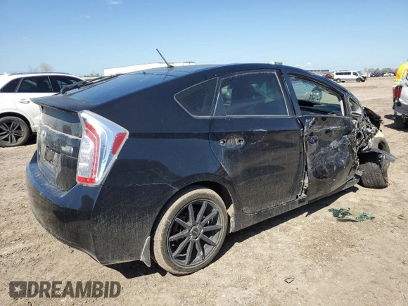 2012 Toyota Prius One with VIN JTDKN3DU7C1613014, listed as a Copart auction lot 47034215 with 0 mi miles and Salvage Title. Bid and sale history available at carsss.com. Image 3.