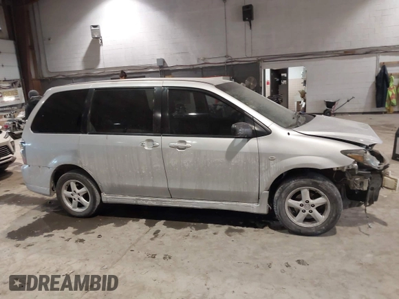 2005 Mazda MPV LX with VIN JM3LW28A350543216, listed as a IAAI auction lot 41417804 with 199,851 mi miles. Bid and sale history available at carsss.com. Image 14.