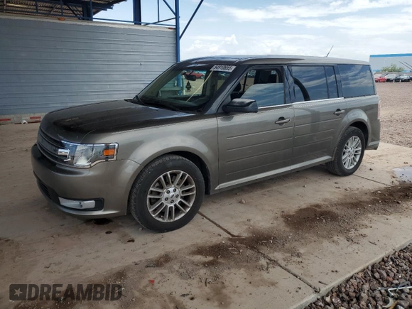 2014 Ford Flex SEL z VIN 2FMGK5C81EBD07735, wystawiony jako Copart lot #54910655 z przebiegiem 197 954 mil mil oraz Szkody całkowita. Historia ofert i sprzedaży dostępna na DreamBid. Obrazek 1.