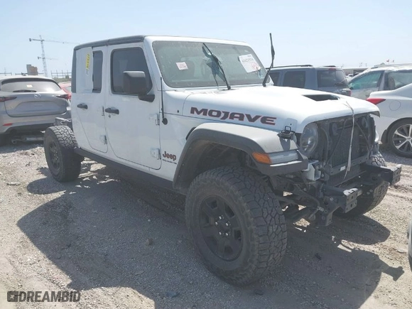 2023 Jeep Gladiator Mojave with VIN 1C6JJTEG0PL536472, listed as a IAAI auction lot 41621934 with 24,245 mi miles. Bid and sale history available at carsss.com. Image 1.