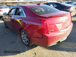 2015 Cadillac ATS Sedan Luxury RWD with VIN 1G6AB5RA9F0121967, listed as a IAAI auction lot 41557208 with 65,122 mi miles. Bid and sale history available at carsss.com. Image 3.