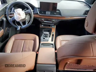 2021 Audi Q5 Premium Plus with VIN WA1BAAFY2M2111971, listed as a Copart auction lot 45632625 with Not provided miles and Salvage title. Bid and sale history available at DreamBid. Image 8.