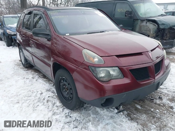 2002 Pontiac Aztek z VIN 3G7DA03E72S599401, wystawiony jako IAAI lot #41248586 z przebiegiem 135 971 mil mil oraz . Historia ofert i sprzedaży dostępna na DreamBid. Obrazek 1.