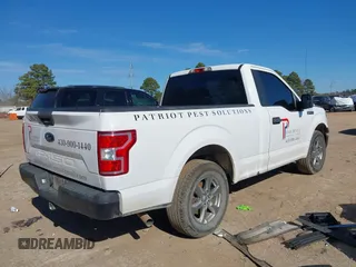 2018 Ford F-150 XL with VIN 1FTMF1CB6JKE60661, listed as a IAAI auction lot 41276885 with 142,090 mi miles. Bid and sale history available at carsss.com. Image 4.