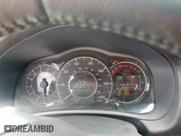 2017 Nissan Note S Plus z VIN 3N1CE2CP8HL359309, wystawiony jako Copart lot #57729915 z przebiegiem 73 534 mil mil oraz Szkoda całkowita • Salvage title. Historia ofert i sprzedaży dostępna na DreamBid. Obrazek 9.