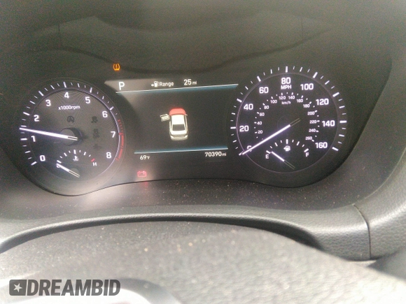 2018 Genesis G80 Sport with VIN KMHGN4JB2JU222617, listed as a IAAI auction lot 42419952 with 70,390 mi miles and . Bid and sale history available at DreamBid. Image 7.