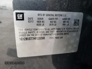 2017 Chevrolet Malibu LS with VIN 1G1ZB5ST7HF228388, listed as a Copart auction lot 41475125 with 71,605 mi miles and Salvage Title. Bid and sale history available at DreamBid. Image 15.