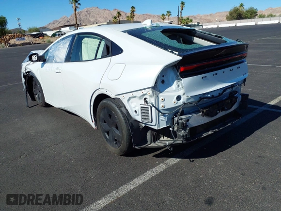 2023 Toyota Prius LE with VIN JTDACAAU7P3013923, listed as a IAAI auction lot 42600973 with 33,958 mi miles and . Bid and sale history available at DreamBid. Image 3.