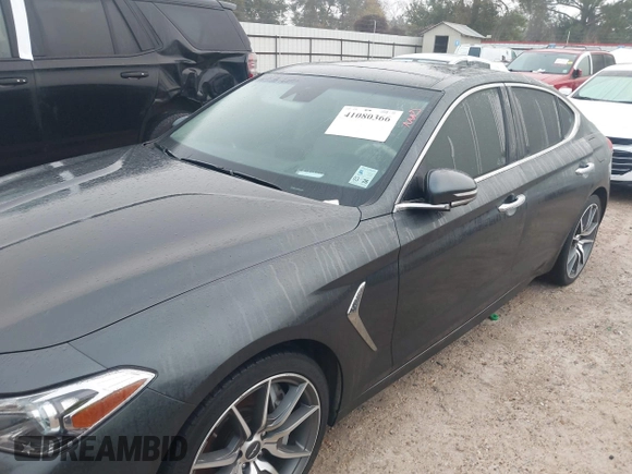 2019 Genesis G70 Dynamic with VIN KMTG34LEXKU014862, listed as a IAAI auction lot 41080366 with 81,039 mi miles and . Bid and sale history available at DreamBid. Image 6.