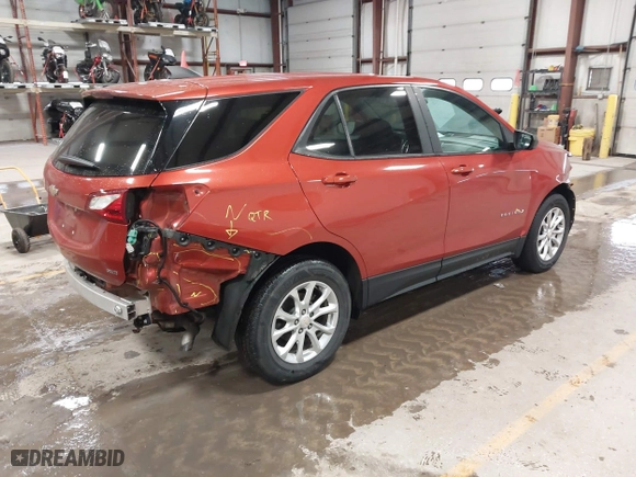 2020 Chevrolet Equinox LS with VIN 2GNAXSEV5L6188730, listed as a IAAI auction lot 41631652 with 99,305 mi miles. Bid and sale history available at carsss.com. Image 4.