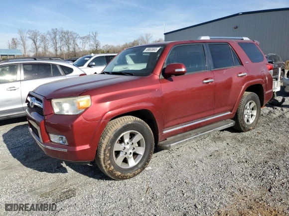 2012 Toyota 4Runner SR5 with VIN JTEBU5JR2C5106430, listed as a Copart auction lot 49665665 with 257,692 mi miles and Salvage Title. Bid and sale history available at carsss.com. Image 1.
