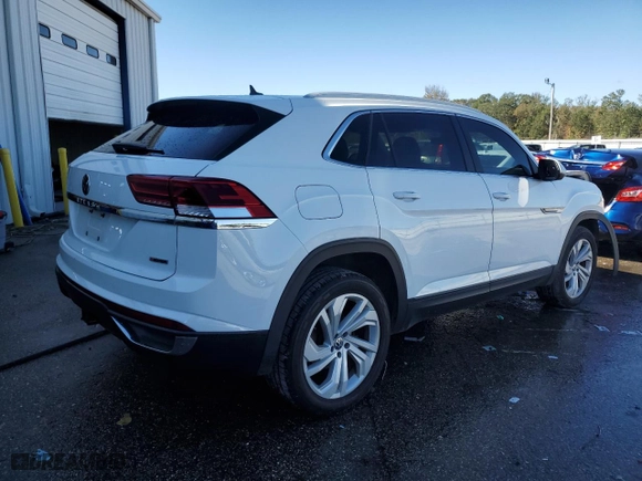 2020 Volkswagen Atlas Cross Sport 3.6L V6 SEL with VIN 1V2ME2CA2LC219272, listed as a Copart auction lot 80750104 with 80,535 mi miles and Salvage Title. Bid and sale history available at carsss.com. Image 3.