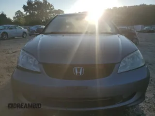 2005 Honda Civic Cpe EX with VIN 1HGEM22955L031091, listed as a Copart auction lot 73476834 with 142,771 mi miles and Clean Title. Bid and sale history available at carsss.com. Image 5.