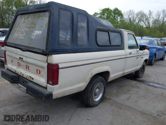 1985 Ford Ranger with VIN 1FTCR10S8FUA23702, listed as a IAAI auction lot 42017521 with 12,320 mi miles and . Bid and sale history available at DreamBid. Image 4.